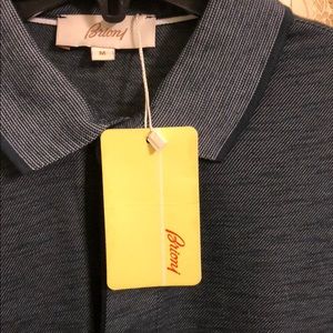 Contrast-Placket Brioni Polo